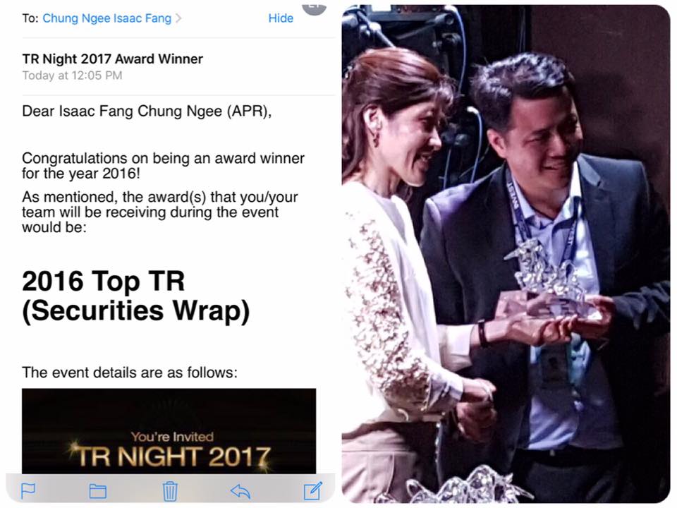 2016 Top TR for Securities Wrap Isaac Fang CFA