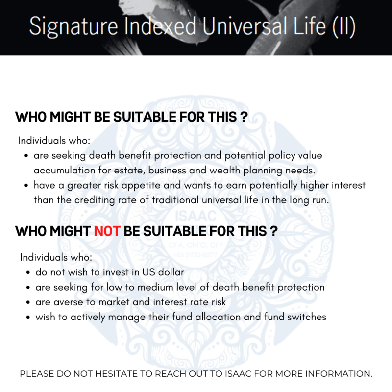 Manulife Signature Indexed Universal Life (II) 4suit