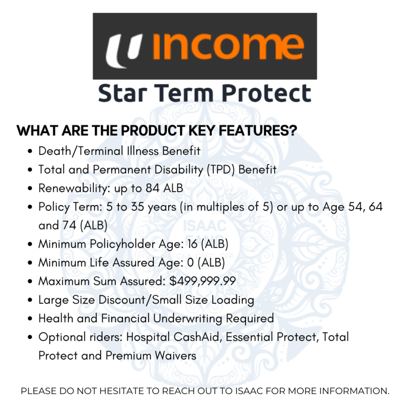 Income Star Term Protect 3feat