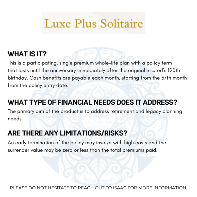 Income Lux Plus Solitaire 2what